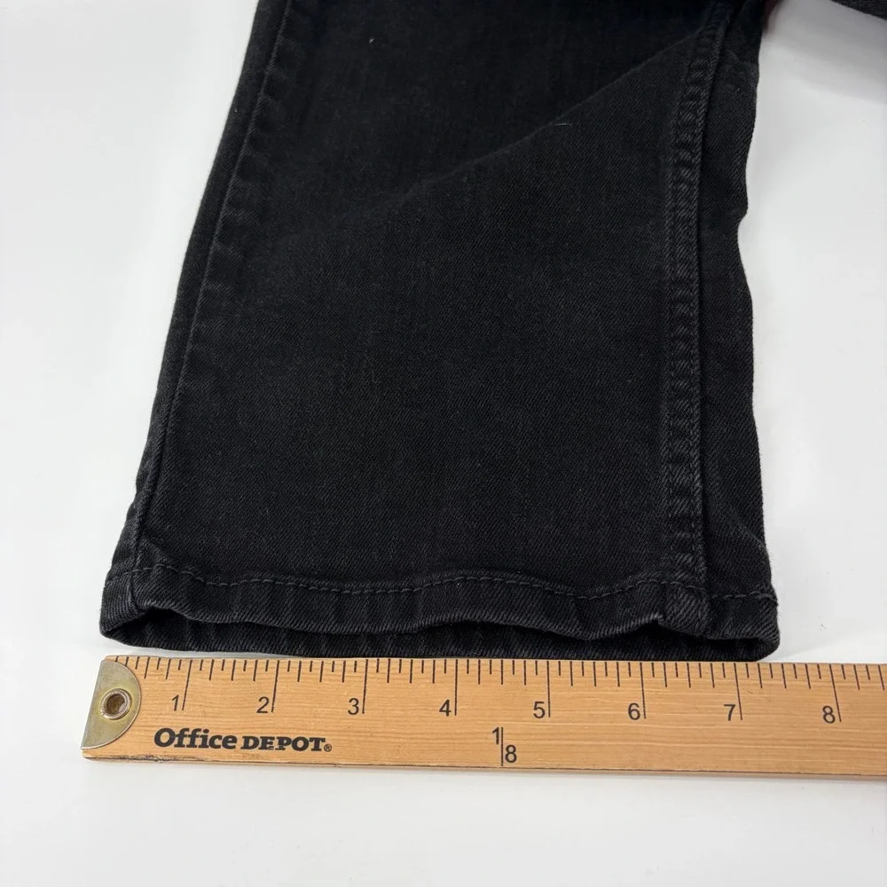 Levis 559 Relaxed Straight Jeans Mens 34x32 Black Denim Pants (Fits 34x30
